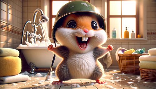 Adventures in the hamster bathroom