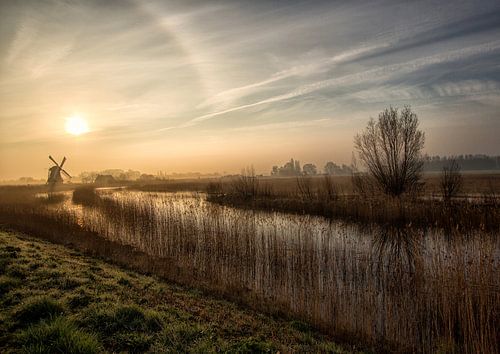 Sunset at the Northern Mill