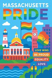 Massachusetts Pride Celebration by Art Kingdom