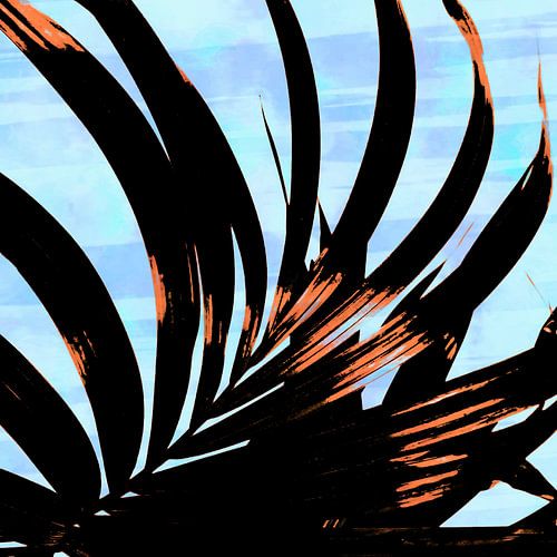 Zomerpalm geïnspireerd door Andy Warhol IV