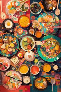 Food Painting | Bunte Mahlzeit