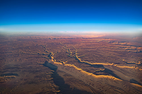 Rivers of sand above Algeria