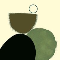 Gleichgewicht auf Beige