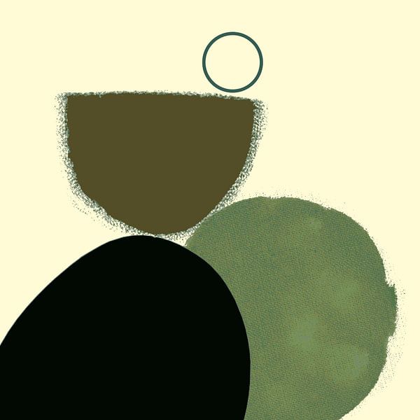 Balance on beige by Mad Dog Art
