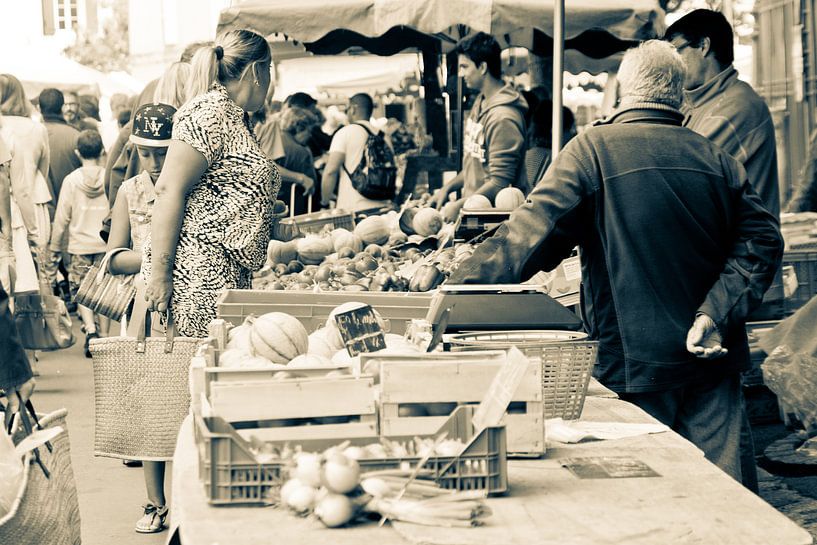 Marché Bergerac, France par Wilco Schippers
