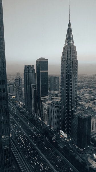 dubai skyscrapers by Nabil Payandeh