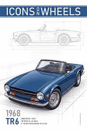 Triumph TR 6 by Ted Decker