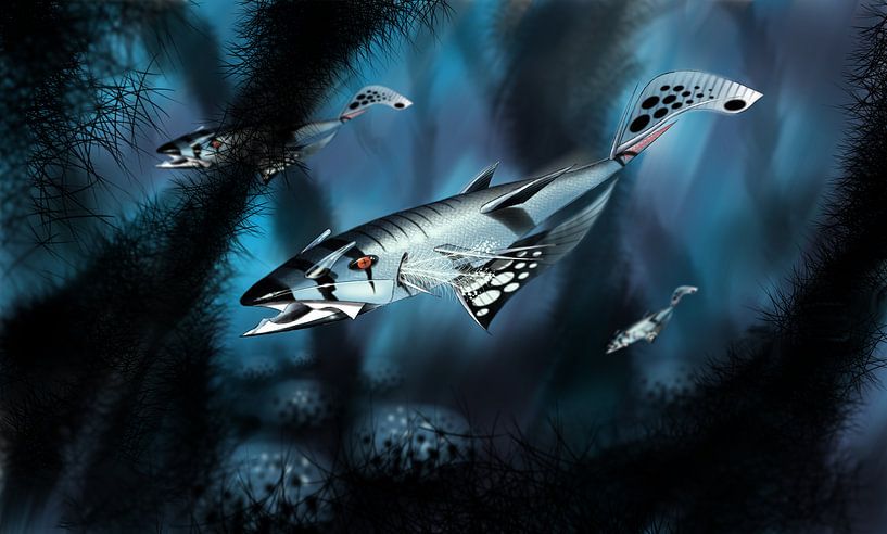 Sci-fi deep sea by Martino Romijn