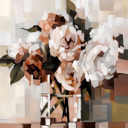 Boeket Abstract van Jacky