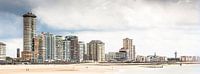 Ligne d'horizon du boulevard de Vlissingen (Zélande) (panorama)