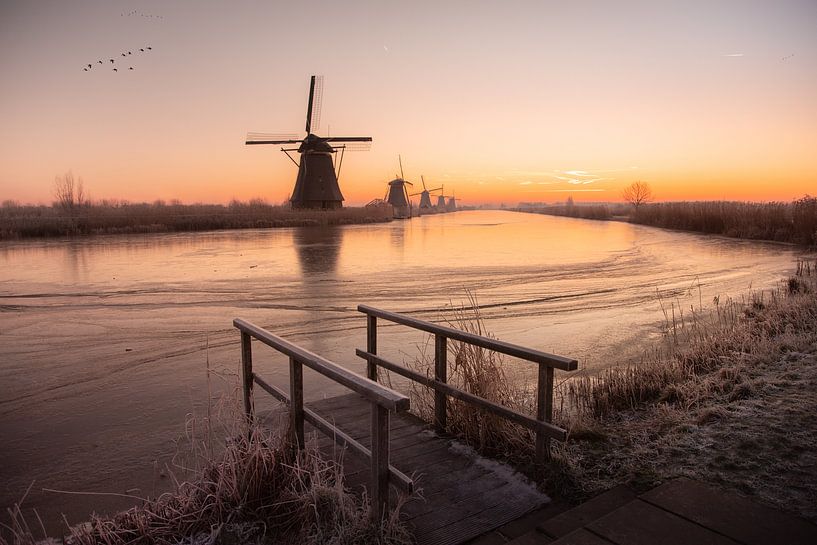 Winter in Nederland van Claire Droppert