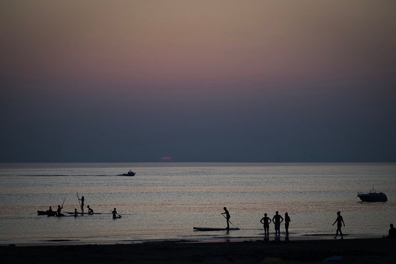 Sonnenuntergang am Meer von Mariette Kranenburg