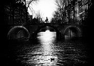 Amsterdam Bicycle over the Leidsegracht canal by Ipo Reinhold thumbnail