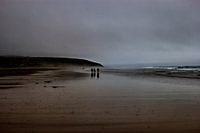 Mystical beach image in a cinematic setting