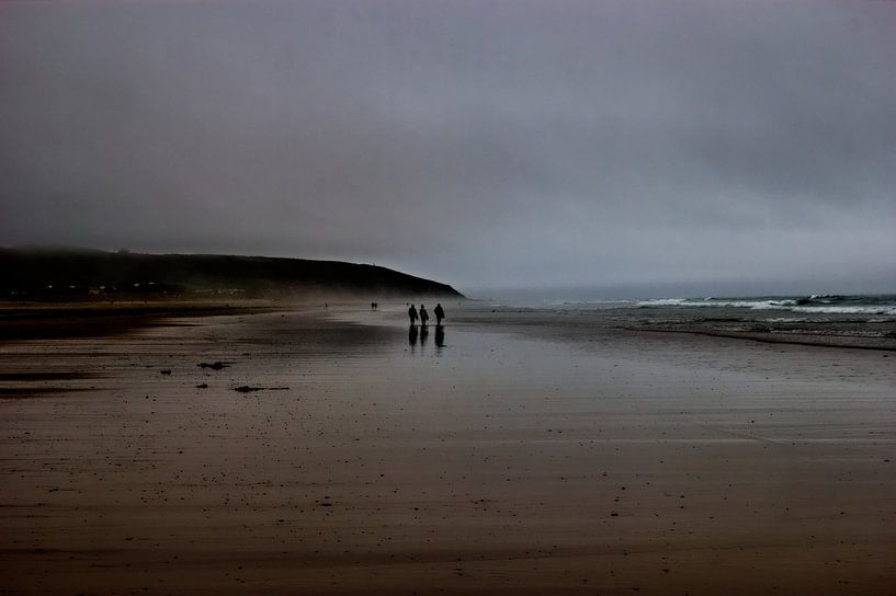 Mystiek strand beeld in een filmische setting van Herman Kremer