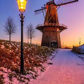 Sonnenuntergang in der Mühle von Woudrichem von Sugar_bee_photography