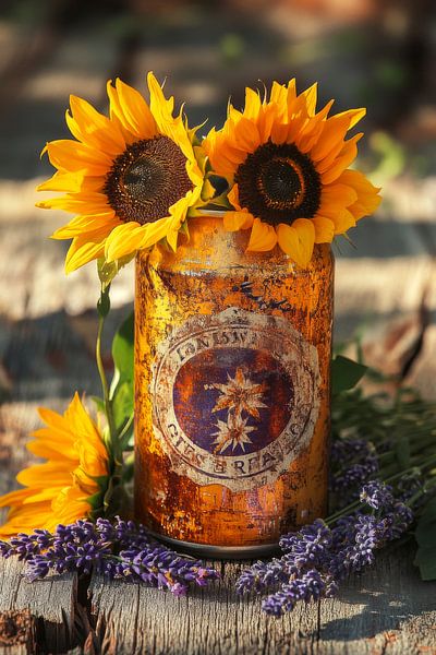 Vase Tournesol par Poster Art Shop
