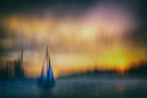 Zeilschip op de Elbe