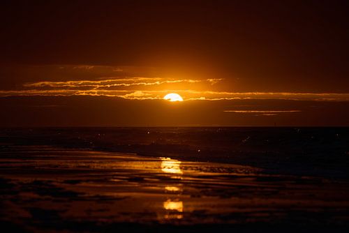 Sonnenuntergang an der Küste