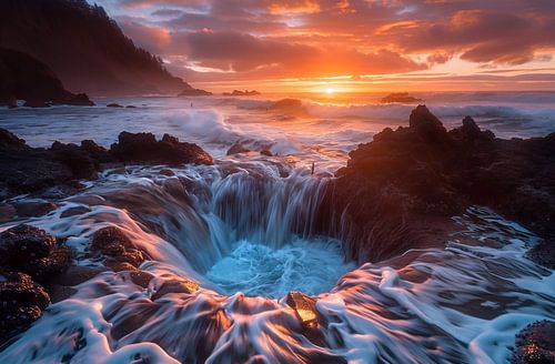 Coastal magic in the evening light