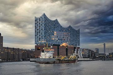 Voor de Elbphilharmonie van Das-Hamburg-Foto