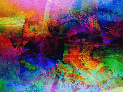 Modern, Abstract Digitaal Kunstwerk – I Had A Dream The Other Night