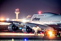 Lufthansa Boeing 747 ready for departure