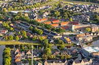 Coevorden, luchtfoto vanuit  een heteluchtballon van Gert Hilbink thumbnail