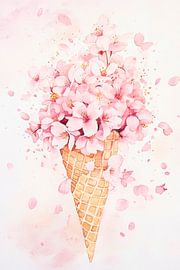 Bloesem ijs van Poster Art Shop