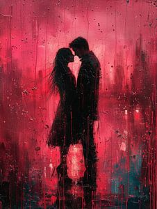 Tanz von Schatten und Licht Liebe zwischen 2 Menschen