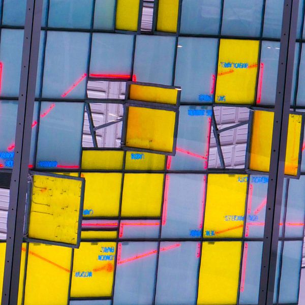 The Hague - Station mosaic by Wout van den Berg