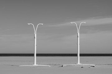 Dusche am Strand von Valencia von Sander Groenendijk