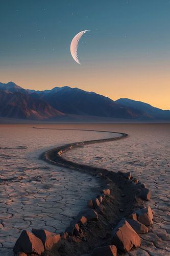 Clair de lune sur les collines