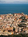 Blick über Neapel von Michiel Dros Miniaturansicht