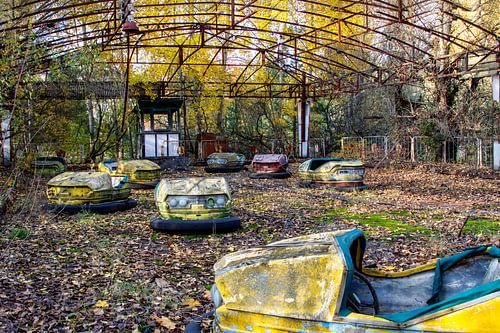 Autos tamponneuses abandonnées