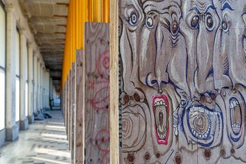 Graffiti Koninklijke Gaanderijen van Franksfotoforum