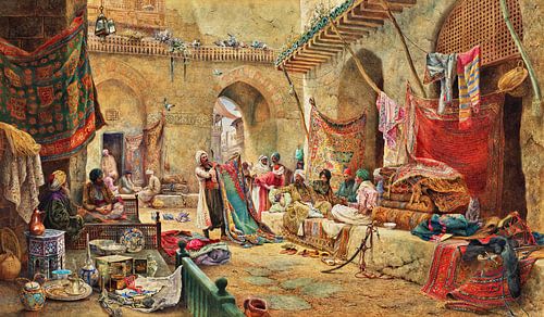 Charles Robertson,De tapijtbazaar, Caïro