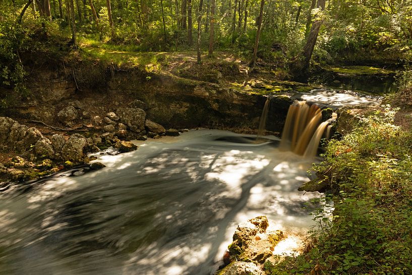 Fallen Creek waterfall near Lake City in Florida taken with long exposure by Alexander Ließ