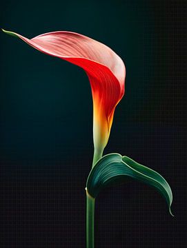 Papagei's Schnabel Blume Porträt von Virgil Quinn - Decorative Arts