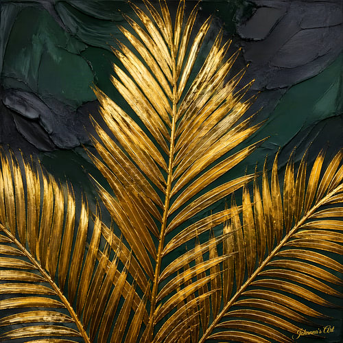 Verdant Gold Horizons - Cycas Palm 2