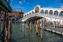 Rialto Bridge in Venice by Michel Groen