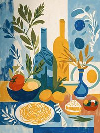 Mediterrane Tafereel in Kleur van Imagine