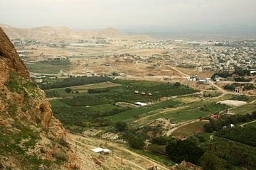 Mount of Temptation of Jesus Christ in near Jericho. by Michael Semenov