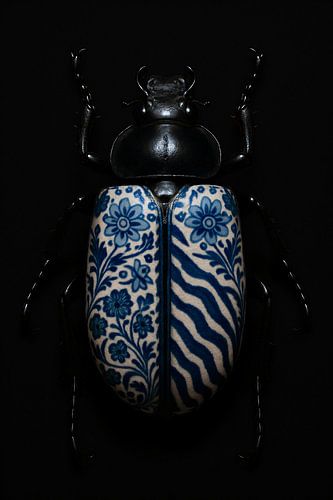 Delfts Blauwe Kever – Florale Symmetrie