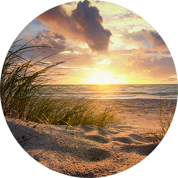 Zonsondergang aan de Oostzee van Steffen Gierok