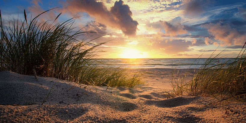 Coucher de soleil sur la mer Baltique par Steffen Gierok