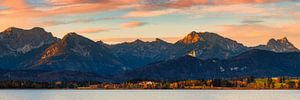 Panoramafoto des Hopfensees, Bayern