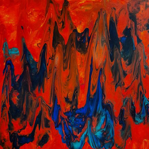 Gemälde: Die Berge des Feuers