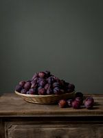 Still-life with plums