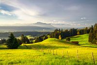Dramatische zonsopgang in Allgäu